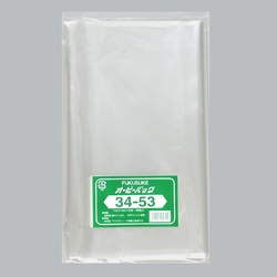 福助工業 テープ無 OPP袋 オーピーパック テープなし 34-53 50枚入