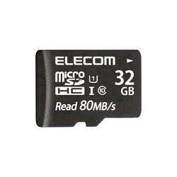 ｍｉｃｒｏＳＤＨＣカード　３２ＧＢ　防水　黒