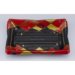 シーピー化成 どんぶり容器 BF華丼90 菱絵赤 本体(N)