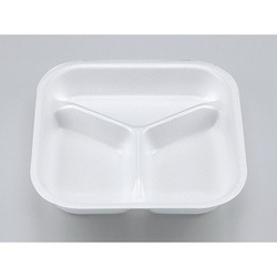 シーピー化成 惣菜容器 V-642 無地(3仕切)