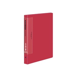 クリヤーブック替紙式赤Ａ４縦背幅３３ｍｍ