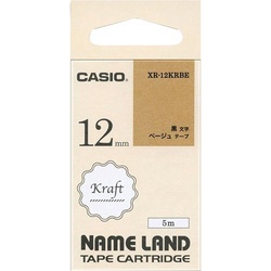 ネームランド　クラフトテープ　ベージュ　１２ｍｍ