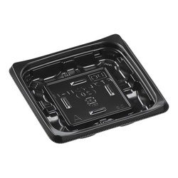 エフピコ 軽食容器 FTプレイン11-11(20) 黒