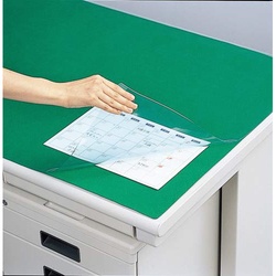 デスクマット軟質非転写下敷付１０４７Ｘ７１７ｍｍ