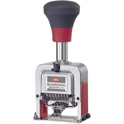 手にやさしいナンバリング　７桁　５セット