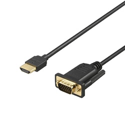 ＨＤＭＩ　ｔｏ　ＶＧＡ変換ケーブル　１ｍ　ブラック