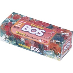 驚異の防臭袋ＢＯＳ　箱型Ｍサイズ白　１箱（９０枚）