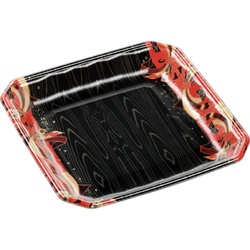 発泡トレー メガプレート24-24(30)平 舞姫赤 エフピコ