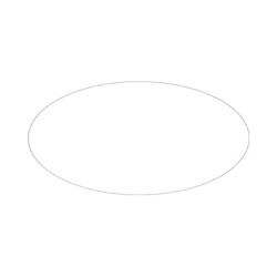 アドテープ　楕円　透明　小