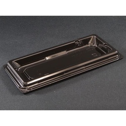 リスパック サラダ容器 バイオカップ キューブ H 04B 黒 本体