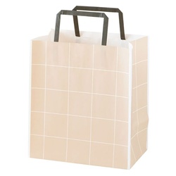 紙手提袋 SSQ-4P シンプルスクエアペーパーバッグ-4 50枚入 ヘッズ