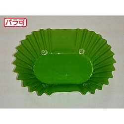 セイコー おかずカップ ラミケースOPP小判8号Dグリーン 500枚