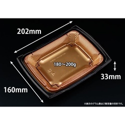 どんぶり容器 バイオ 勝盛重 20-16BA 風格金 リスパック