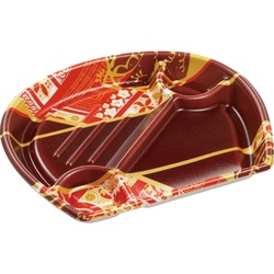 弁当容器 MFP月見膳24-20-1 月うたげ赤 エフピコ