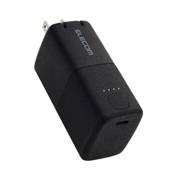 モバイルバッテリー　コンセント　３０Ｗ　ブラック