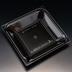 リスパック 惣菜容器 バイオ リファイン 15-25B 黒 本体