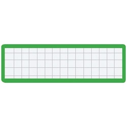 マグネット見出し１９×７５ｍｍ緑