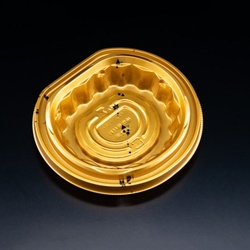 【廃番商品】リスパック フルーツ容器 バイオ パティー 13BF カリス金 本体