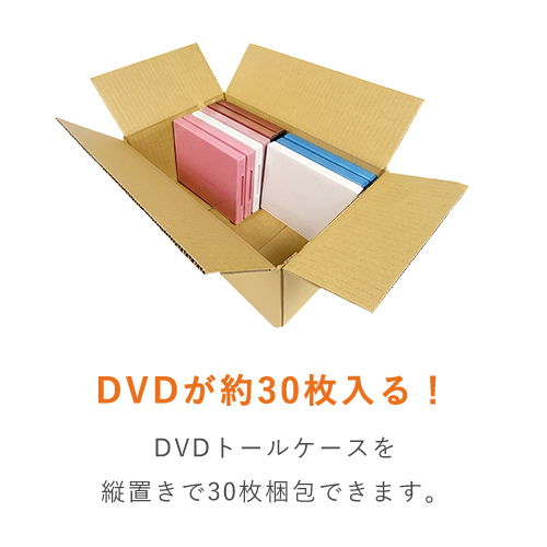 宅配80サイズ】 ダンボール箱（DVD用） | ダンボール・梱包資材 通販No