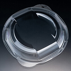 リスパック プレート容器 バイオデリカ サラエル M21OCA クリアー防曇 内嵌合蓋 50枚