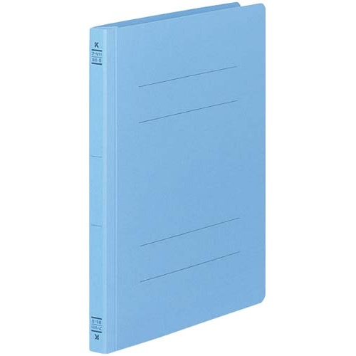 フラットファイルＶ樹脂とじ具　Ｂ５縦　鮮青１０冊