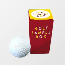 ゴルフボール2個(43×43×86mm・キャラメル箱・カードB 350g・UV（超光沢）・22営業日)