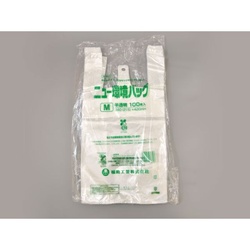 バイオマスレジ袋 ニュー環境バッグ M 半透明 Bマーク 福助工業
