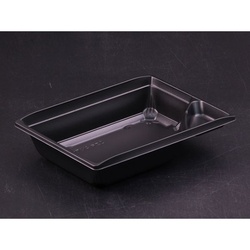 リスパック 弁当容器 饗庵4 中皿2 黒