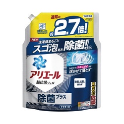 アリエールジェル　除菌プラス　詰替　１１６０ｇ