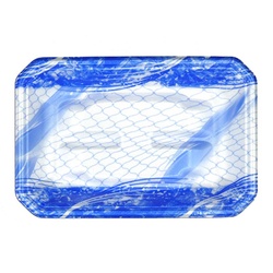 鮮魚トレー FLステージ20-13(25) 海氷青 エフピコ