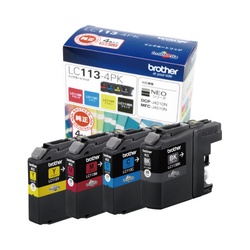 純正インク　ＬＣ１１３−４ＰＫ　４色Ｐ　２個