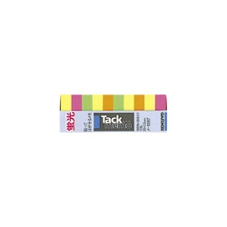 タックメモ　付箋タイプ２５×７．２　蛍光４色１０冊