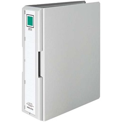 取っ手付きチューブＦ銀Ａ４縦背幅９５ｍｍ　３冊