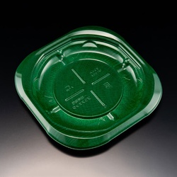 リスパック 軽食容器 バイオデリカ サラエル M19BA K-ビアグリーン 本体