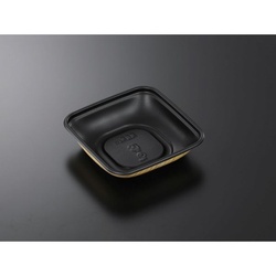 中央化学 どんぶり容器 SD 庵里丼 K17 BK-輪Y 本体 発泡