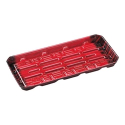 エフピコ 発泡トレー FU-33-15(25) 春慶赤