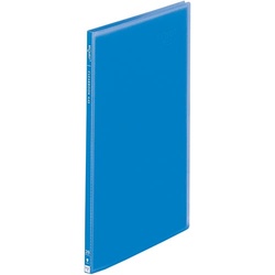 透明クリヤーブック　Ａ４縦　青　２０Ｐ　１０冊