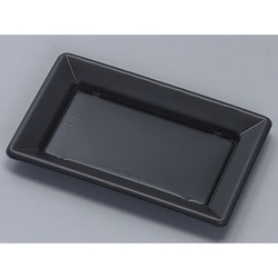 福助工業 軽食容器 福皿 18-12H 黒 本体 新