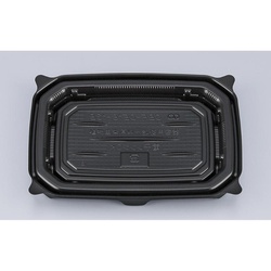 軽食容器 CBF-DE18-13B 黒本体 シーピー化成