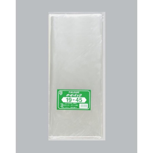 テープ無 OPP袋 オーピーパックC No.19-45 100枚入 福助工業