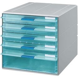 レターケースＵＮＩＦＥＥＬ透明引き出し混合５段×３