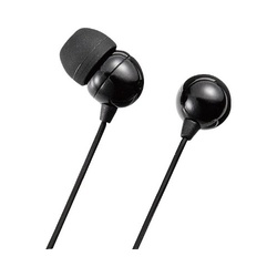 【廃番商品】ステレオイヤホン　ＭＭ?ＨＰ１１７ＢＫ