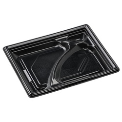 エフピコ 弁当容器 MFPモダン22-17-1 本体 黒