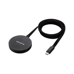 ワイヤレス充電器　Ｑｉ２対応　マグネット　ブラック