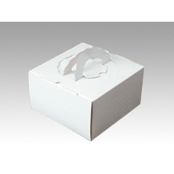 ケーキ箱 デコBOX 白無地 7寸用 愛起