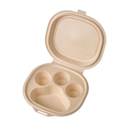 ケーピープラテック 弁当容器 NUCO ナチュラル 肉球型パッケージ