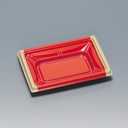 弁当容器 箱重20-14H 赤柾目 福助工業