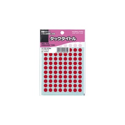 タックタイトル　直径８ｍｍ　１６３２片入　赤