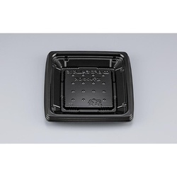 惣菜容器 BFコモ角皿内15 黒 本体(N) シーピー化成